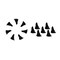 Grid Wheels Fits GD01 Series 18 x 9 Size Rims Black Plastic Set Of 7 Equips One Wheel With Screws 1189BLINR - alternate 2
